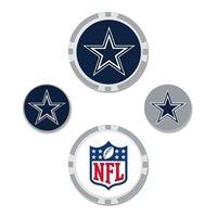 View Team Effort NFL Set Ball Marker Dallas Cowboys