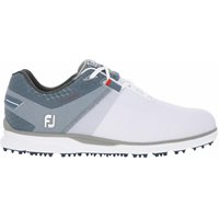 View FootJoy Pro SL Sport Previous Season Shoe Style Spikeless White/Blue Fog