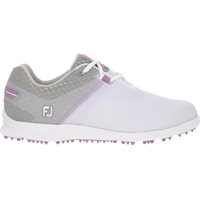 View FootJoy Pro SL Sport Previous Season Shoe Style Spikeless White/Lilac