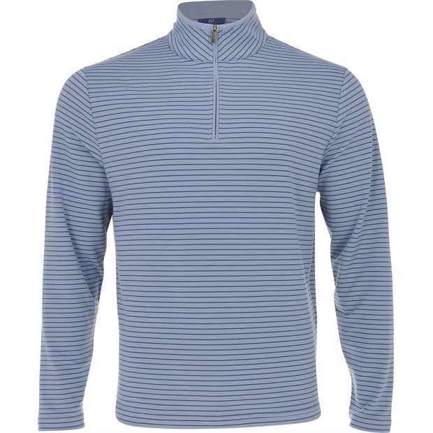 FootJoy DriRelease French Terry 1/4 Zip Previous Season Apparel Style Pullover - River Rock/Storm - Size: XXL