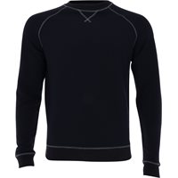View FootJoy Lifestyle Collection French Terry Crewneck Sweatshirt Previous Season Apparel Style Outerwear Navy