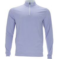 FootJoy Tour Logo Lightweight Solid Midlayer w/ trim Previous Season Apparel Style Pullover - Periwinkle - Size: S