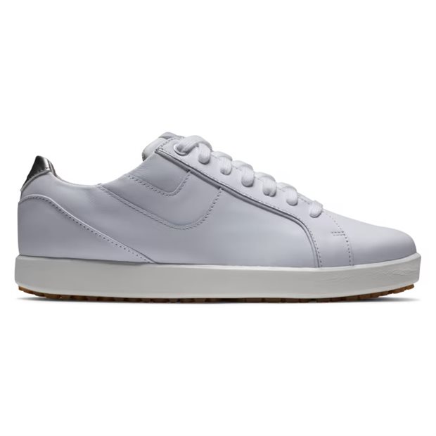 FootJoy FJ Links Previous Season Shoe Style Ladies Spikeless Golf Shoes - 98148 - White/Bone - Size: 6.5 M