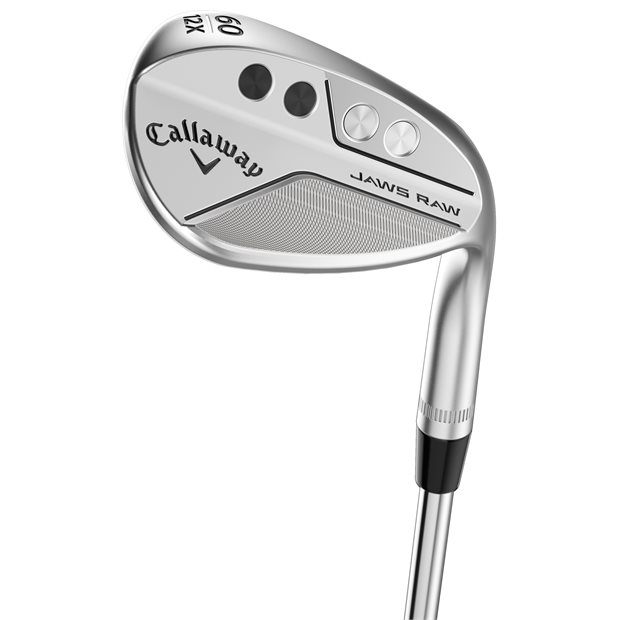 Callaway Used Callaway JAWS Raw Chrome X Grind Lob Wedge Golf Club in Excellent Condition - 58° Loft - Steel Shaft