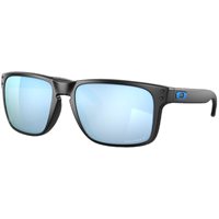View Oakley Holbrook XL Sunglasses Matte Black/Deep Water