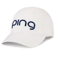View Ping Ladies Tour Delta Golf Hat White/Navy