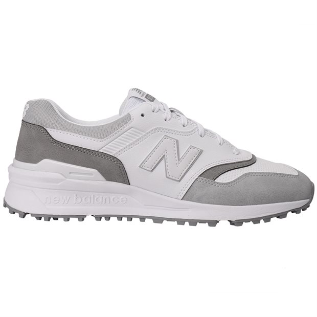 New Balance 997 SL Spikeless Golf Shoes - Light Grey - Size: 10.5 M