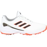 View Adidas ZG23 Golf Shoe White/Core Black/Semi Solar Red