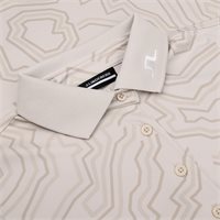 View J. Lindeberg Tour Tech Print Shirt Moonbeam