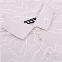 View J. Lindeberg Tour Tech Print '25 Shirt Topo/Grey/Lilac