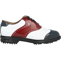 View FootJoy Premiere Series Wilcox Previous Season Shoe Style Golf Shoe Red/Navy/White