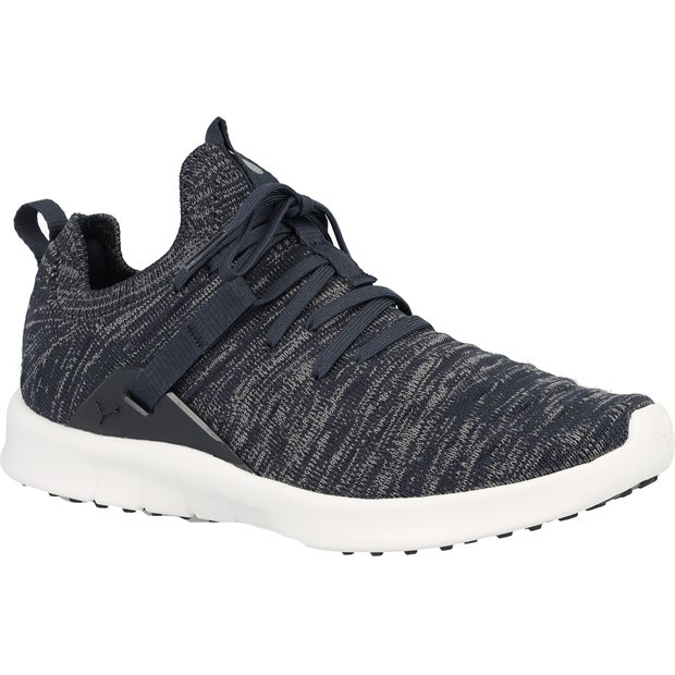 Puma Laguna Fusion Knit Ladies Spikeless Golf Shoes - Navy Blazer/Quiet Shade - Size: 6.5 M