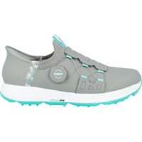 View Skechers Go Golf Elite 5 Twist Slip On Spikeless Gray/Aqua