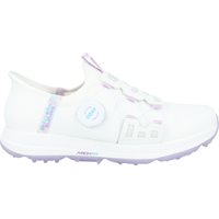 View Skechers Go Golf Elite 5 Twist Slip On Spikeless White/Lavender