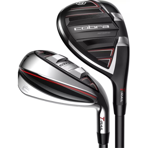 Cobra T Rail 3 Combo Left-Handed 4-PW Iron Set Golf Clubs