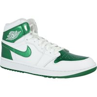 Nike Air Jordan 1 High G 23 Spikeless Golf Shoes - White/Pine Green - Size: 8 M