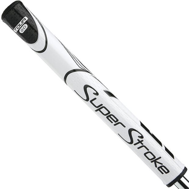Super Stroke Zenergy Tour 2.0 Putter Grips - White/Black