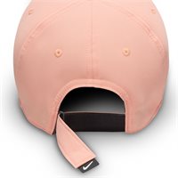 View Nike Dri-FIT Club Structured Swoosh Cap Golf Hat Apricot/Agate/White