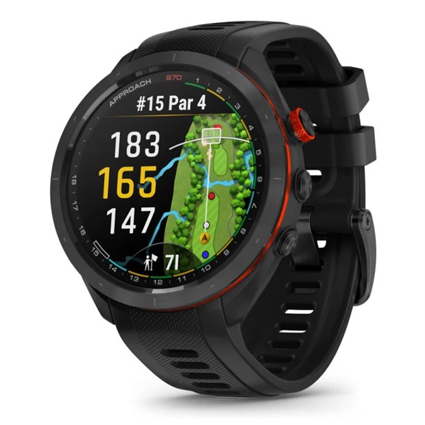 Garmin Approach S70 Watch GPS/Range Finder - Black