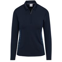 View Dunning Chloe Jersey Performance Zip Shirt Halo
