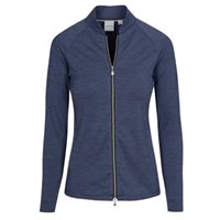 View Dunning Skylar Jersey Performance Full-Zip Outerwear Halo Heather