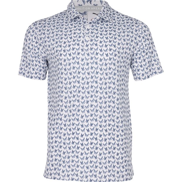 Puma Volition Bald Eagle Polo Shirt - Navy Blazer - Size: S