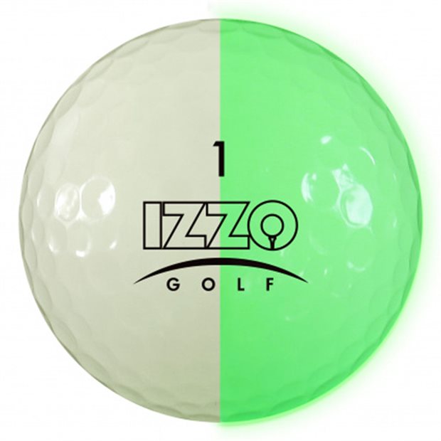 Izzo Lite4Nite Starter Kit Novelty Golf Balls - Turquoise
