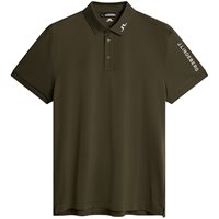 View J. Lindeberg Tour Tech Shirt Forest Green