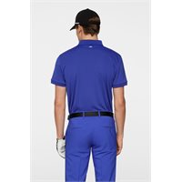View J. Lindeberg Tour Tech Slim Fit Shirt Clematis Blue