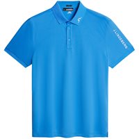 View J. Lindeberg Tour Tech Slim Fit Shirt Sonic Blue