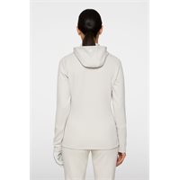 View J. Lindeberg Aerial Quarter Zip Hood Outerwear Moonbeam
