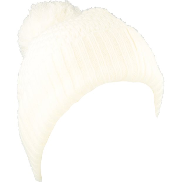 Puma WRMLBL Pom Beanie Ladies Knit Hat - Warm White
