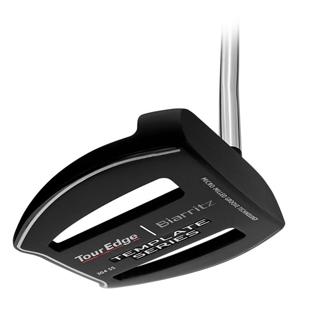 Tour Edge Template Biarritz Black Putter Golf Club - Steel Shaft