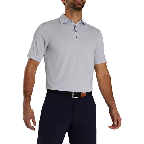 FootJoy Micro Feeder Stripe Lisle Self Collar Shirt