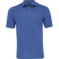 Greg Norman Collection Freedom Micro Pique Feeder Stripe Polo Shirt