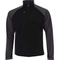 Greg Norman Weatherknit L/S Full Zip Rain Jacket - Black - Size: XXL