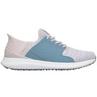 Skechers Go Golf MAX 2 Rover Slip Ins Spikeless Golf Shoes - Light Grey/White/Light Blue - Size: 11 M