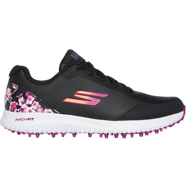 Skechers Go Golf Max 3 Ladies Spikeless Golf Shoes - Black/Multi - Size: 5.5 M