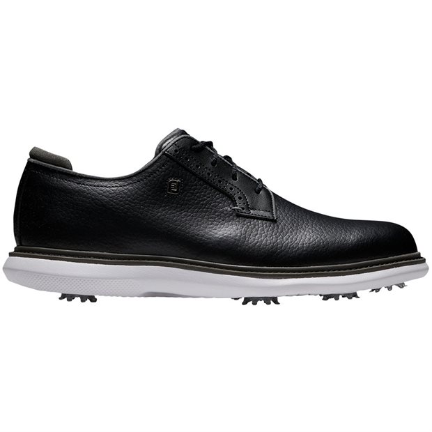 FootJoy Traditions Blucher Golf Shoes - 57939 - Black/White - Size: 12 M