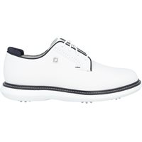 View FootJoy Traditions Blucher Golf Shoe White/Navy