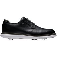 View FootJoy Traditions Blucher Golf Shoe Black/White