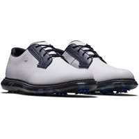 View FootJoy Traditions Blucher Golf Shoe White/Navy/Camo