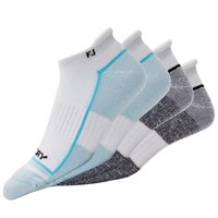 View FootJoy ProDry Roll Tab 2 Pack Socks White/Blue