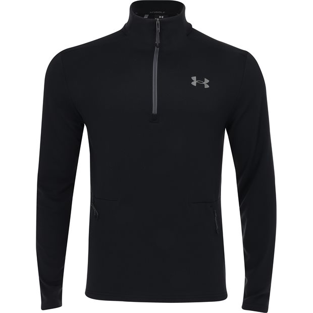 Under Armour UA Fusion Fleece 1/4 Zip Pullover - Black - Size: M