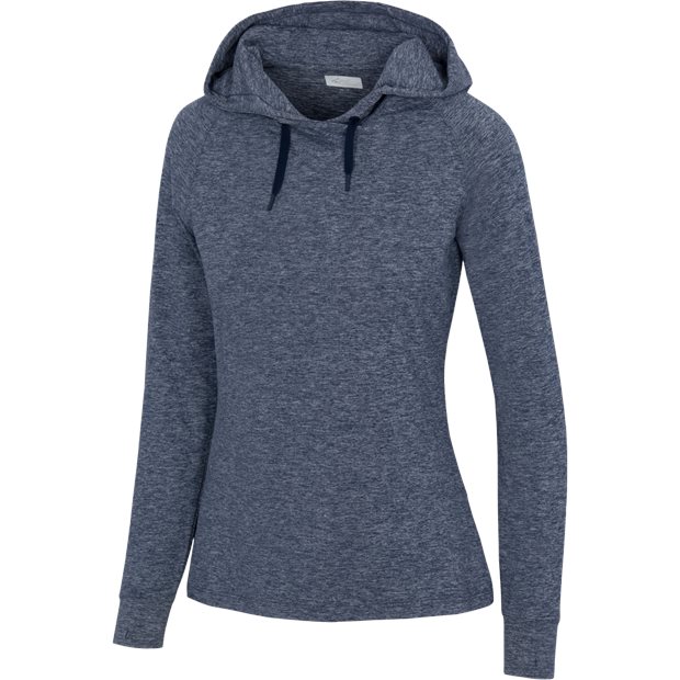 Greg Norman Isabella Hoodie Ladies Pullover - Navy Heather - Size: M