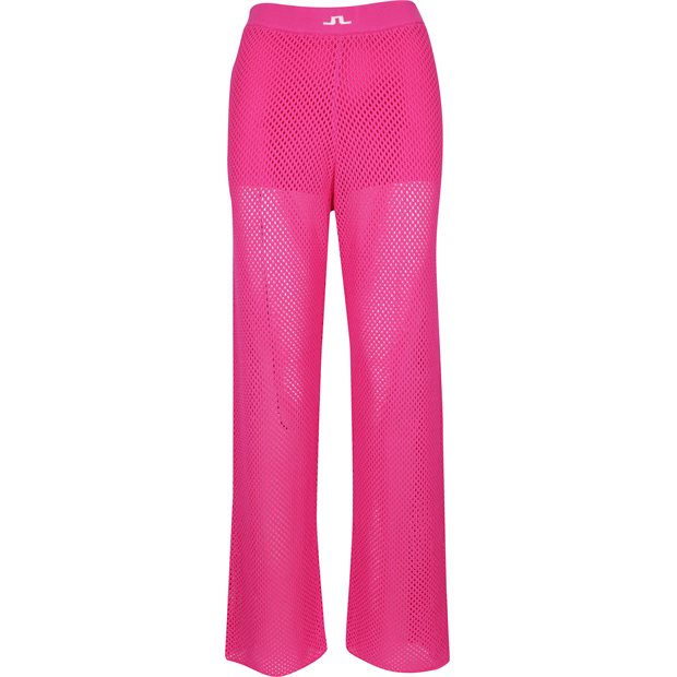 J. Lindeberg Korine Knitted Ladies ActiveWear Pants - Fuchsia Purple - Size: L