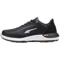 View Puma PhantomCat Nitro Golf Shoe Puma Black/Puma Silver/Yellow Sizzle