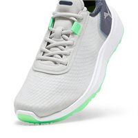 View Puma Fusion Crush Sport Spikeless Ash Gray/Gray/Fluro Green Pes