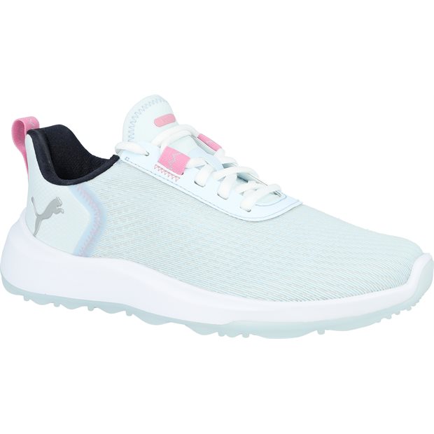 Puma Fusion Crush Sport Ladies Spikeless Golf Shoes - Icy Blue/Pink Icing - Size: 6 M