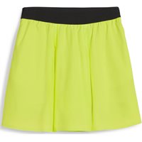View Puma Club Pleated Skort Lime Pow/Puma Black